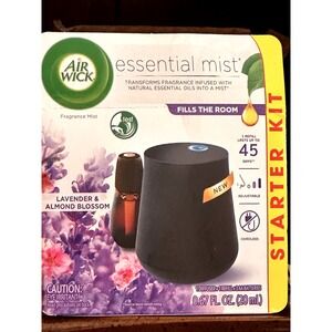 Air Wick Essential Mist Starter Kit Diffuser + Refill, Lavender & Almond‎ 300